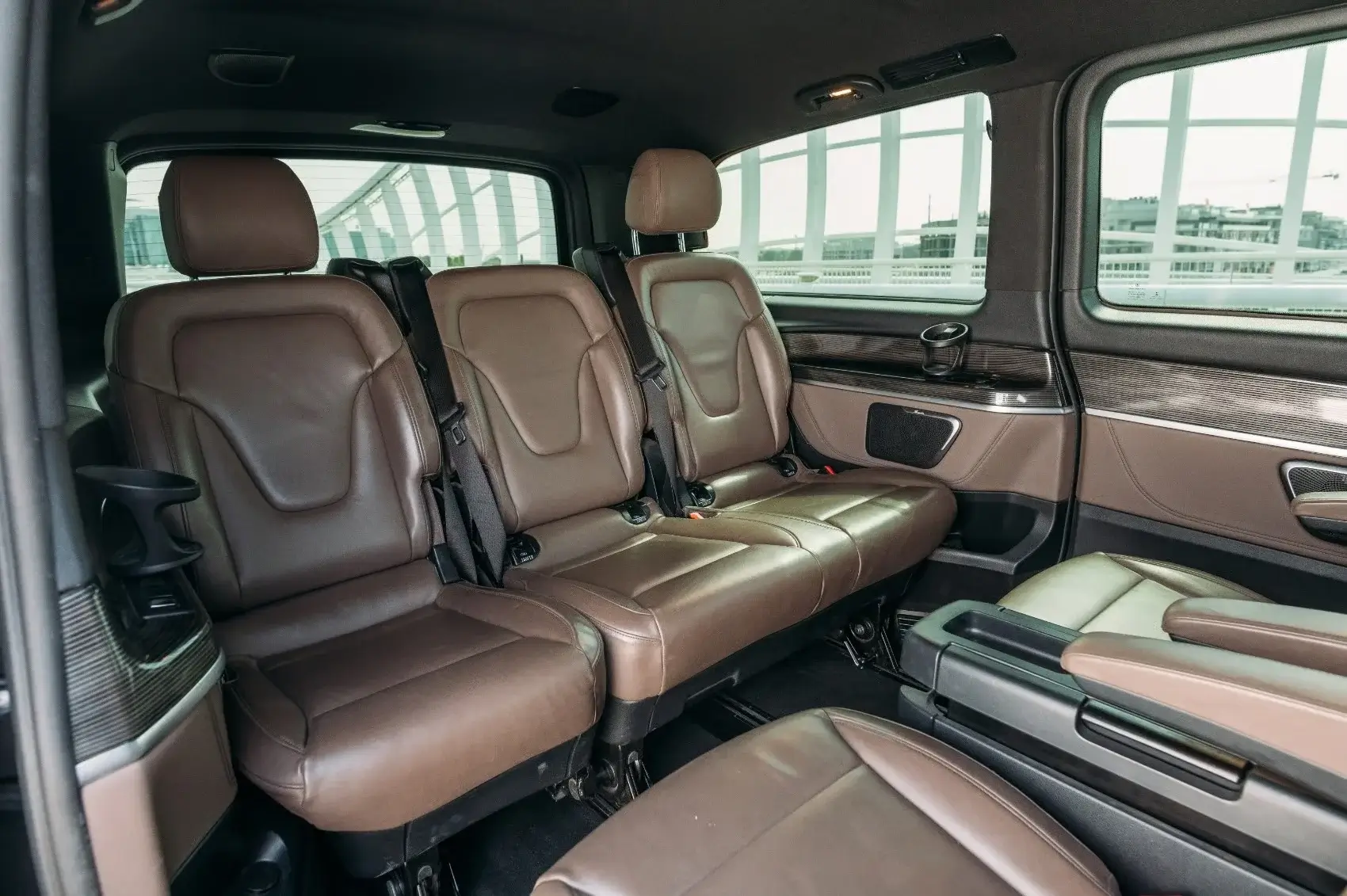 Mercedes-Benz V-class rental with driver