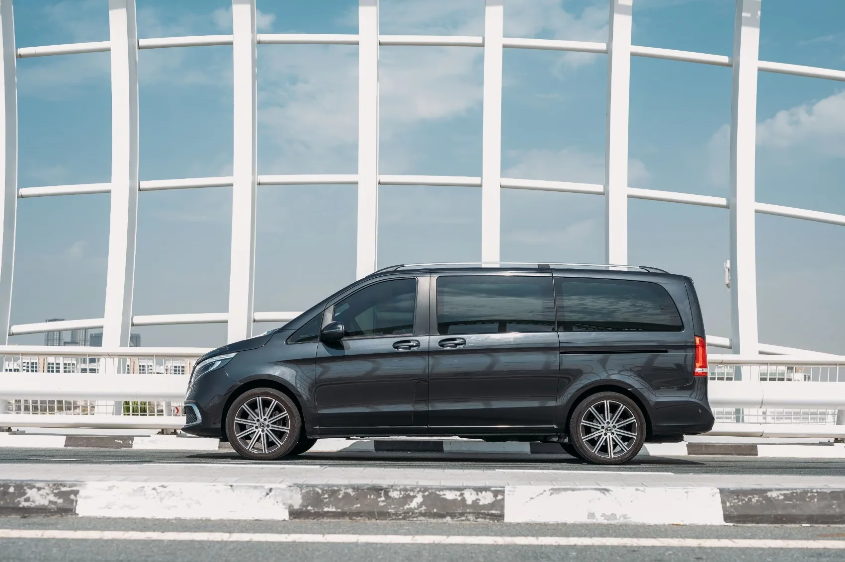 Mercedes-Benz V-class rental with driver