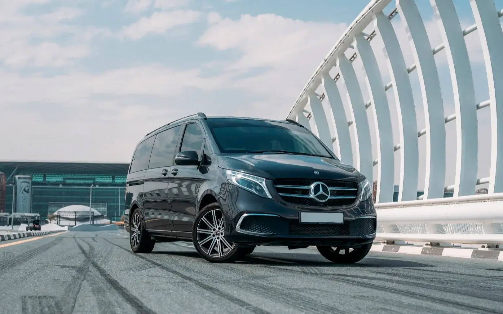 Mercedes-Benz V-class rental with driver
