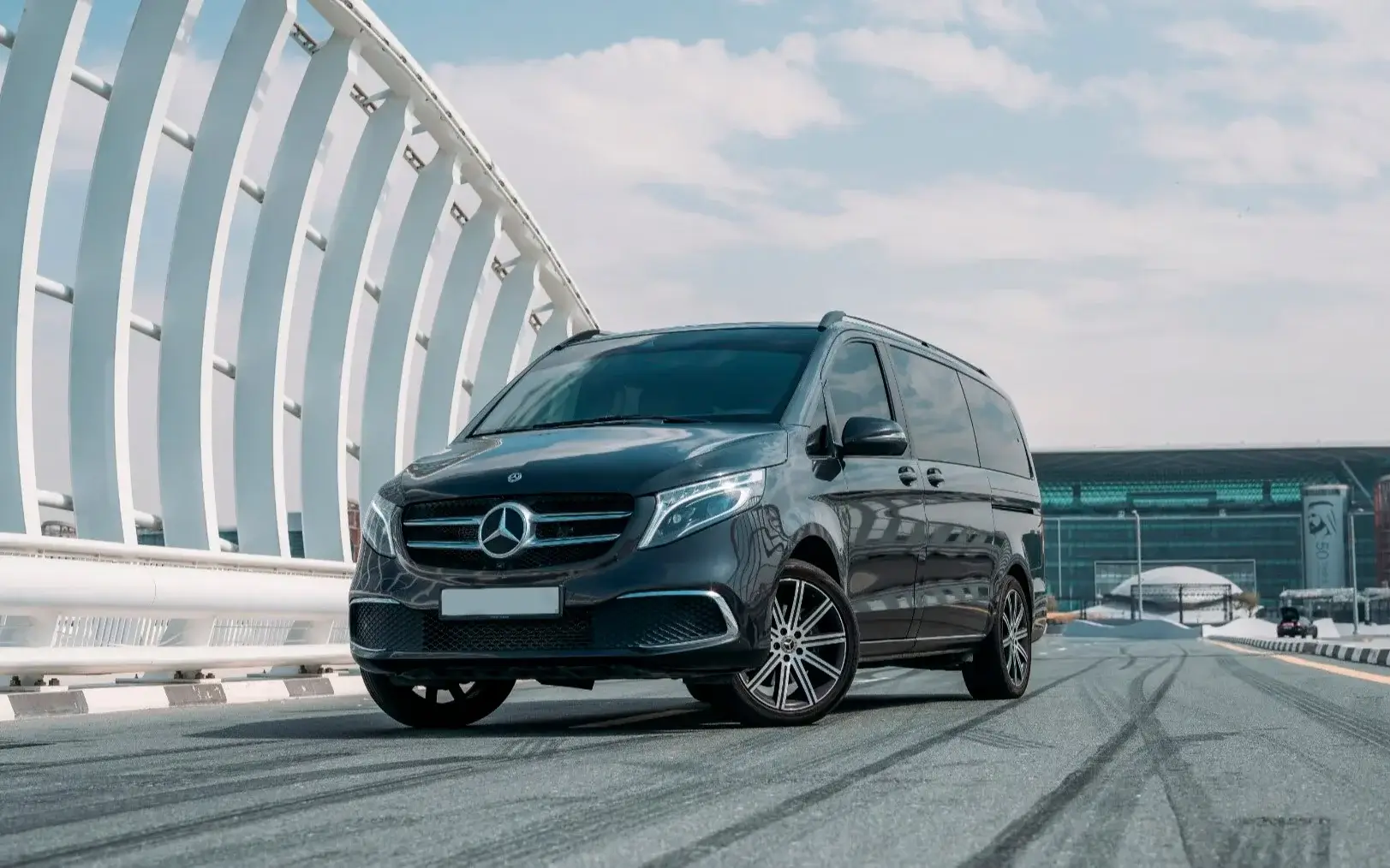 Mercedes-Benz V-class rental with driver