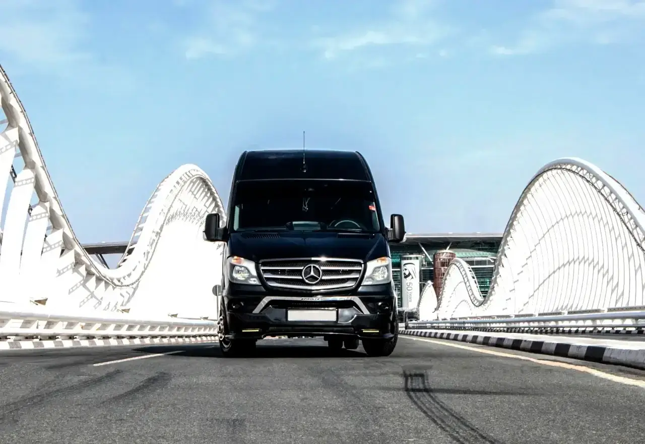 Mercedes Sprinter for rent with driver
