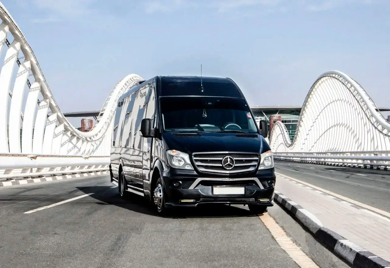 Mercedes Sprinter for rent with driver